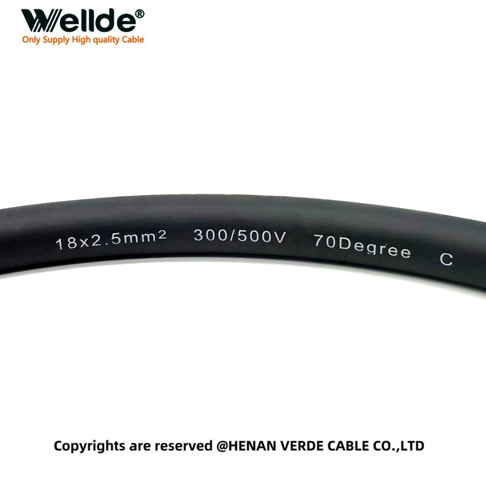 18 core 2.5mm TPE control cable